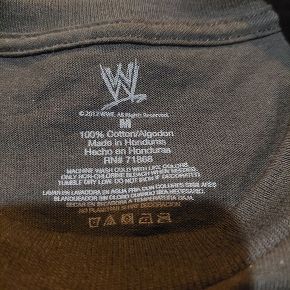 WWE Black CM Punk Shirt 2012 Medium - Picture 3 of 3